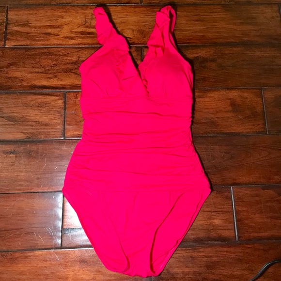 ralph lauren ruffle bathing suit